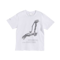 T-Shirt 新短版(手繪)翱翔是我的命定-白鷹 Soaring is my destiny. (Eagle)