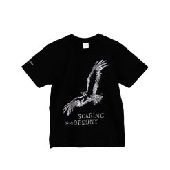 T-Shirt 新短版(手繪)翱翔是我的命定-黑鷹 Soaring is my destiny. (Eagle)
