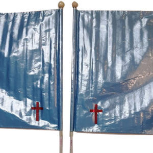 二手旌旗-海藍紅十字