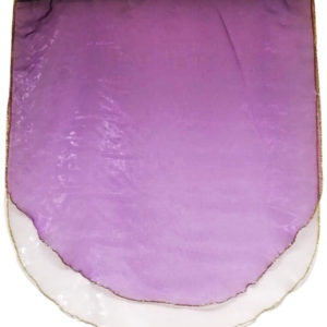 二手旌旗-紫紗、白紗金蔥邊 基路伯翅膀